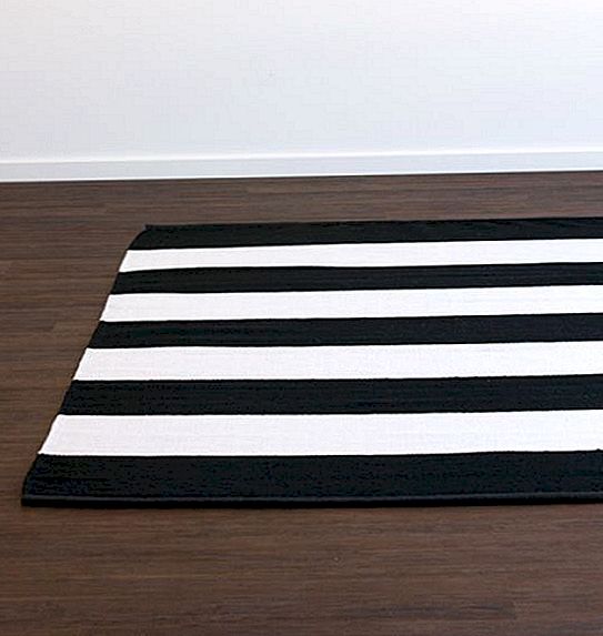 Band Stripe Černá koberec
