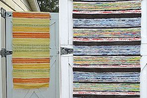 多彩的瑞典编织地毯
