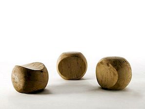 Ameda Solid Wood Pall av Benno Vinatzer