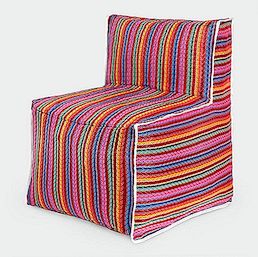 Kleurrijke opvouwbare stoel van Andrés Lhima