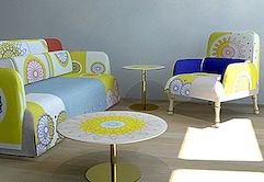 Kleurrijk meubilair van Moroso