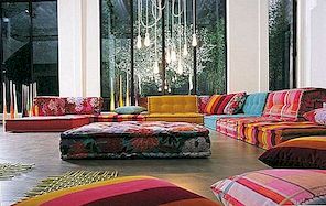 Udobne zofe za elegantne dnevne sobe in oblikovne ideje v dnevni sobi