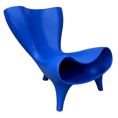 Electric Blue Orgone Chair av Marc Newson