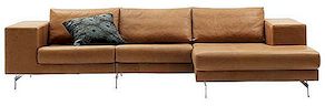 Elegant Morini sektions soffa av Henrik Pedersen