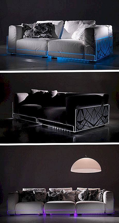 LED osvijetljen sofe Colico