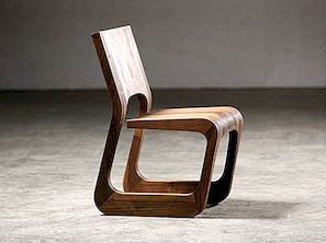 Steek Walnut Chair van Karim Rashid