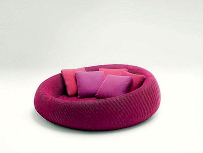 Okrugli stil - ukrašavanje s okruglim kaučima i kaučima