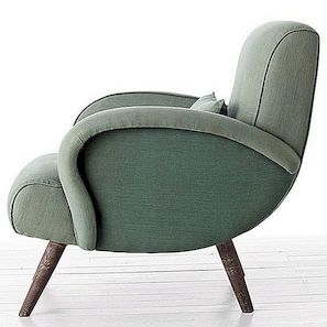 De compacte en comfortabele Trilby-stoel van Arteriors