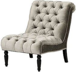 Udobna stolica Caitlin s elegantnim zaobljenim značajkama