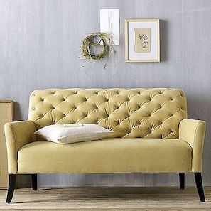 Ο καναπές κίτρινος καναπές Elton Settee