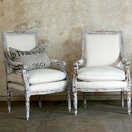De unieke stoelenset Louis XVI Gustavian Gray