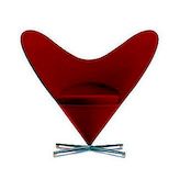 Valentine Heart Cone Chair av Verner Panton