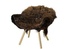 Wooly stol för kalla vinterdagar
